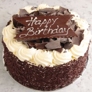 Black Forest birthday cake