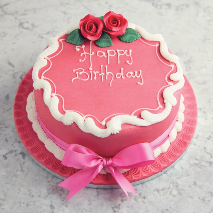 Decorated celebration cake